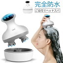 ヘッドスパ 頭皮 美顔器 HEAD SPA IPX7 防水 美髪 美容 美肌 美顔ローラー IPX7防水 乾湿両用 10分タイマー 振動 電動 男性 女性 健康...