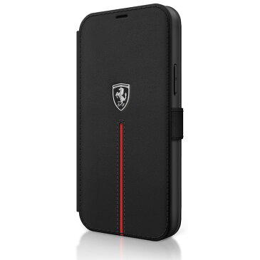 フェラーリ公式ライセンス iPhone12 mini 本革 手帳型ケース