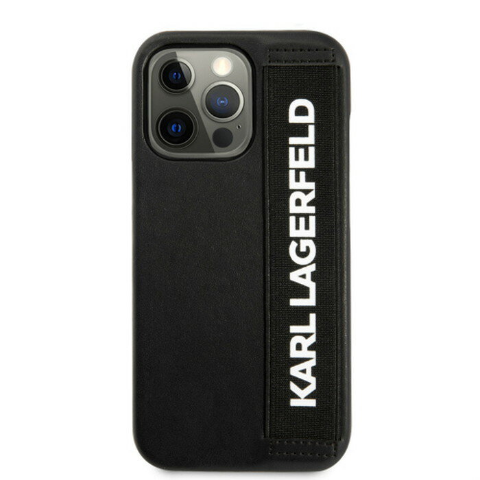 KARL LAGERFELD 公式 ライセンス 背面 iPhone 13 Pro スマホ ケース ロゴ トラップ カール ラガーフェルド ファッション アパレル ブランド アイフォン カバー 保護 シンプル おしゃれ