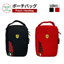 フェラーリ バッグ ロゴ Ferrari ハンドバッグ かばん チャック SF レザー ブラック レッド 黒 赤 車 ブランド メーカー おしゃれ かっこいい ...