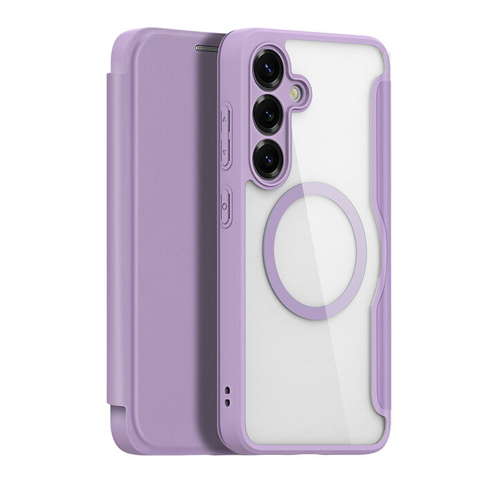 Galaxy S25 ケース 手帳型 MagSafe ワイヤ