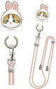ショルダーストラップ モフサンド うさにゃん ストラップ かわいい もふもふ 猫 ねこ にゃんこ マルチリング ストラップホルダー スマホストラップ 全機種対応...