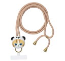 ショルダーストラップ モフサンド パンダにゃん マスコットストラップ かわいい もふもふ 猫 ねこ マスコット ストラップホルダー スマホストラップ 全機種対応...