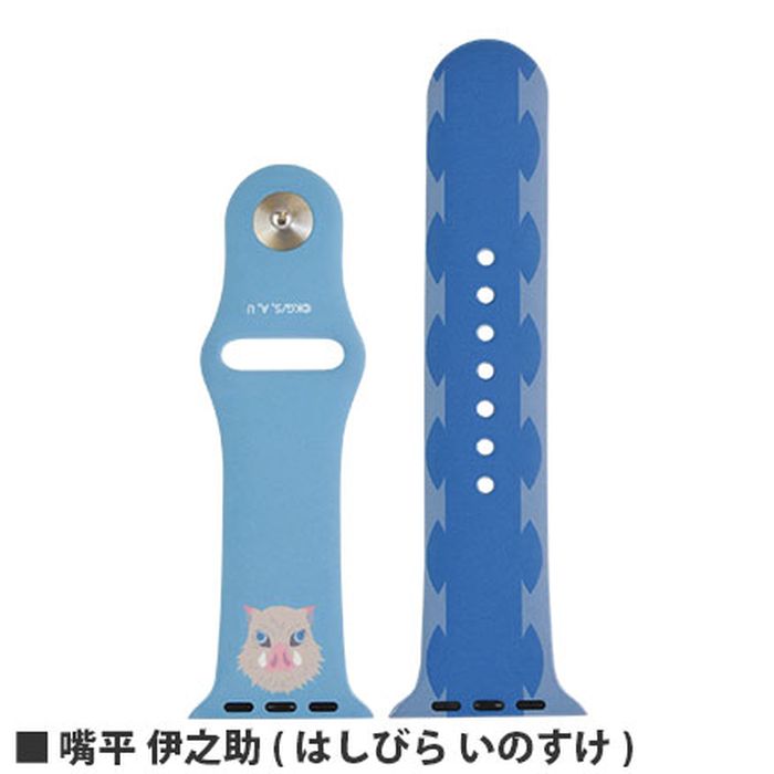 鬼滅の刃 Apple watch 42MM/44MM 嘴平伊之助 はしびら いのすけ きめつ きめつのやいば グッズ AppleWatchバンド アップルウォッチバンド