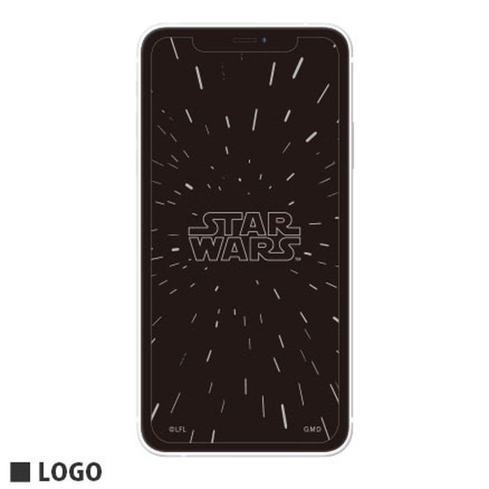 STAR WARS iPhone12/12 Pro ガラススクリーンプロテクター LOGO スターウォーズ スクリーン 保護