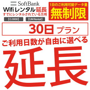 【レンタル】 wifi レンタル 延長 無制限プラン 30日 モバイル wifi ルーター レンタル モバイルルーター レンタル 延長プラン 【 gwifi wifiルーター モバイルwifi 】【レンタル】