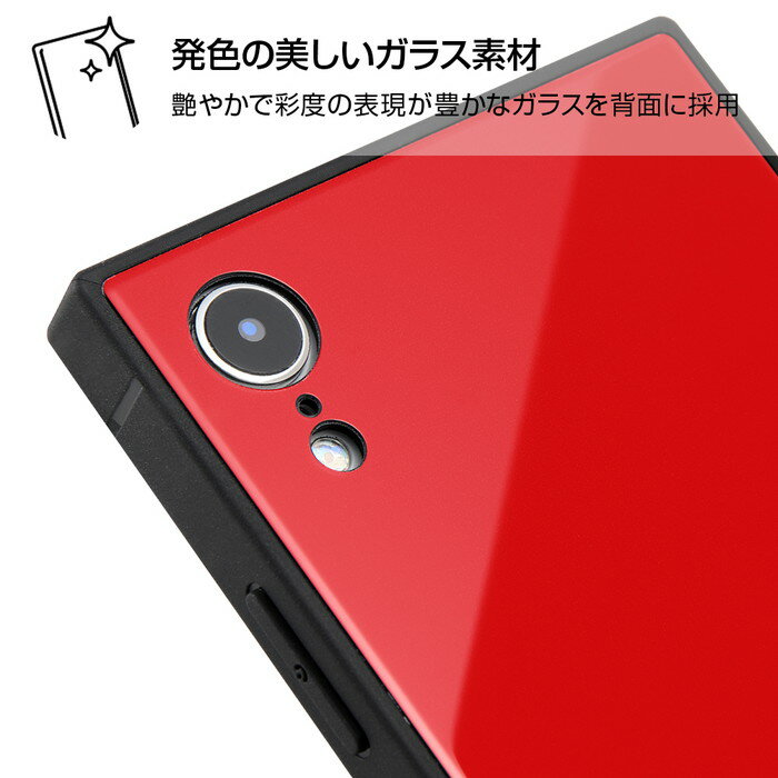 【P5倍中】 iphone xs iphone x ケース スクエア プーさん ディズニー キャラクター 耐衝撃 ガラスケース KAKU / くまのプーさん iphonexs アイフォンx カバー 四角