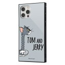 スーパーSALE 10%OFF【4日20:00~11日01:59】iPhone12 iPhone12Pro トムとジェリー カバー ケース 耐衝撃 衝撃に強い 保護 傷に強い スクエア ハード ソフト クッション KAKU スマホケース トム