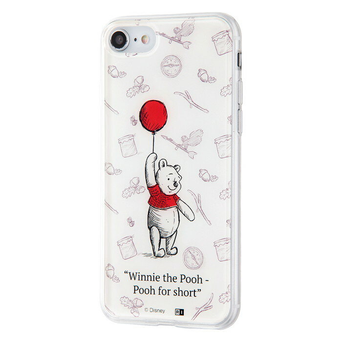 iPhone8 ケース iPhone7ケース プーさん ディズニー キャラクター iphone7 カバー TPUケース+背面パネル プーと大人になった僕 /小さな人気者 iPhone se2 iPhone SE 第2世代
