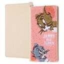 スマホケース 多機種対応 トムとジェリー モコモコ 手帳型 手帳型ケース M マルチケース 汎用 全機種対応 トム ジェリー マルチ対応 カメラ撮影 カード収納