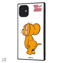 iPhone11 iPhoneXR トムとジェリー カバー ケース 耐衝撃 衝撃に強い 保護 傷に強い スクエア 四角 ハード ソフト クッション スマホケース KAKU ジェリー