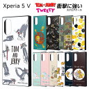 Xperia 5 V ケース トムとジェリー タフィー Xperia5V SO-53D SOG12 XQ-DE44 エクスペリア5V 耐衝撃 トゥイーティー スマホカバー スマホケース