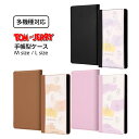 トムとジェリー タフィー スマホケース 手帳型 汎用 多機種対応 マルチ対応 L 手帳型ケース iPhone Galaxy AQUOS ソフト ハード スマホ ケース スマホカバー