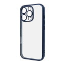 iPhone 16 Pro ケース クリア 耐衝撃 iPhone16Pro アイフォン 16プロ クリアケース メタリック ブルー カバー ソフト ソフトケース スマホカバー スマホケース
