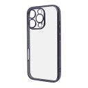 iPhone 16 Pro ケース クリア 耐衝撃 iPhone16Pro アイフォン 16プロ クリアケース メタリック パープル カバー ソフト ソフトケース スマホカバー スマホケース