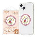 【お買い物マラソン 10%ポイント】リトルミイ キャラクター ムーミン スマホ マグネット プレート シール メタルリング マグネットシール 貼るだけ強力 磁石...