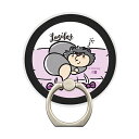 【マラソン 10%offクーポン】 スマホリング ルシファー ディズニー キャラクター 猫 可愛い マグネット 着脱簡単 全機種 マルチ 対応 ホールドリング ...