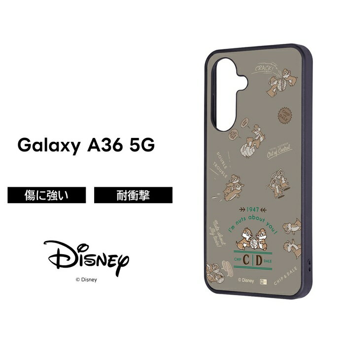 GalaxyA36 케이스 귀여운 칩과 데일 docomo SC-54F 갤럭시 A36 5G 디즈니 캐릭터 소프트 하드 스마트 폰 케이스 귀엽다