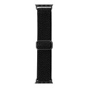 アップルウォッチ バンド ナイロン ブラック ストレッチナイロン 38mm 40mm 41mm おしゃれ かわいい レディース スポーツ アップルウォッチ バン...