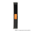 アップルウォッチ バンド ナイロン グレー ブラック ベルクロナイロン 42mm 44mm 45mm おしゃれ かわいい レディース スポーツ アップルウォッチ...
