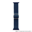 アップルウォッチ バンド ナイロン ネイビー ストレッチナイロン 42mm 44mm 45mm おしゃれ かわいい レディース スポーツ アップルウォッチ バン...