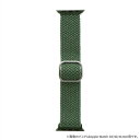 アップルウォッチ バンド ナイロン グリーン ストレッチナイロン 42mm 44mm 45mm おしゃれ かわいい レディース スポーツ アップルウォッチ バン...