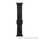 アップルウォッチ バンド 本革 ラバー マグネット レザー バンド ブラック 42mm 45mm 49mm おしゃれ かわいい レディース スポーツ アップルウ...