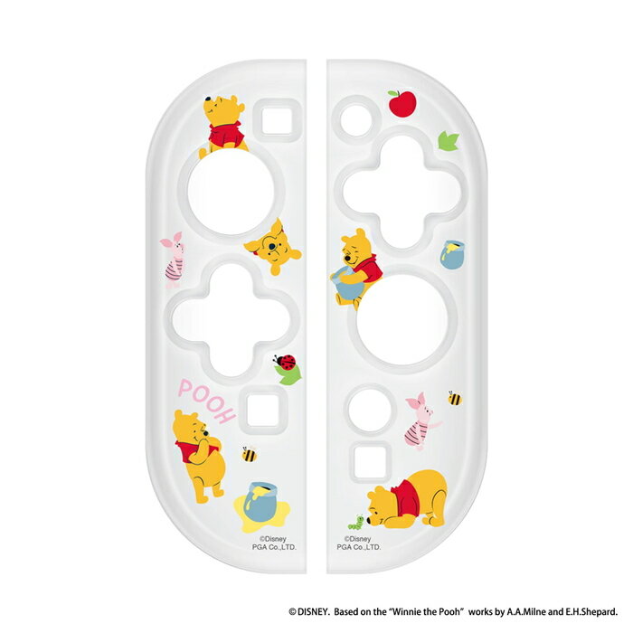 Nintendo Switch2 ジョイコンカバー コントローラーカバー クリア プーさん ピグレット Disney joy-con ニンテンドースイッチ 2 ...