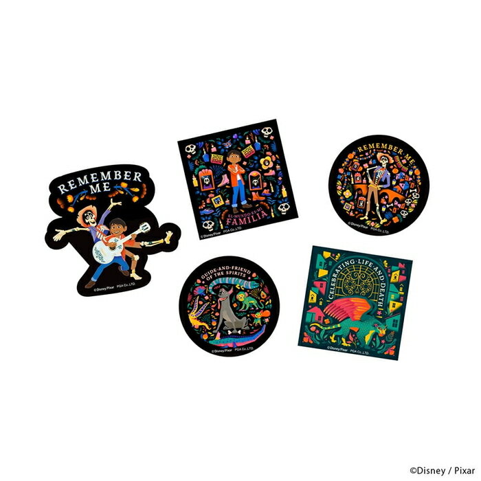 ステッカー キャラクター ディズニー Disney ミゲル ヘクター リメンバー・ミー シール スマホ かわい..