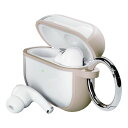 AirPods Pro 第2世代 第1世代 カバー ケース ベージュ カラビナ AirPodsPro AirPodsPro1 AirPodsPro2 Air P...