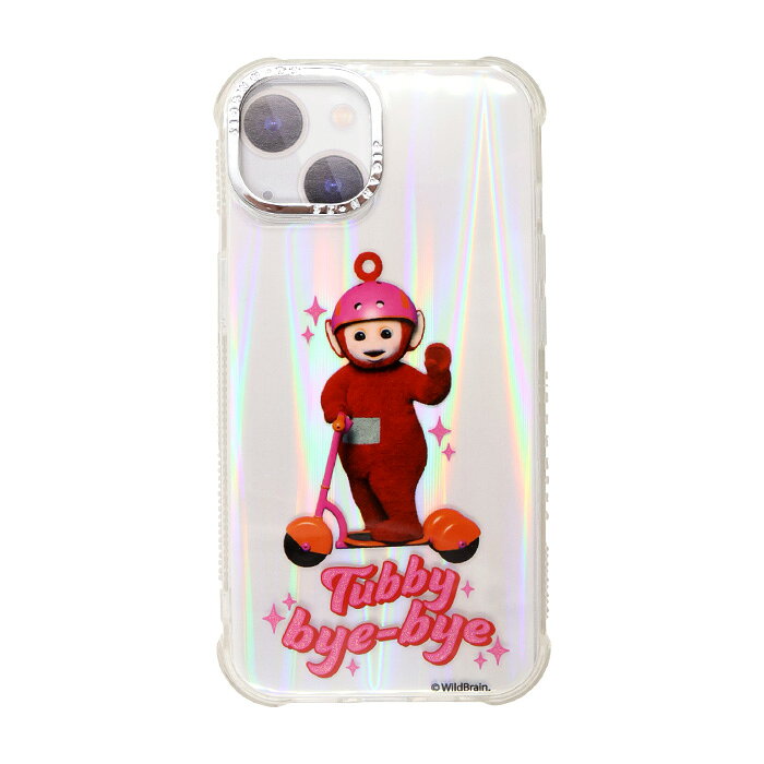 iPhone15Pro ケース テレタビーズ ポー かわいい SKINNYDIP クリア ラメ キラキラ ソフト ソフトケース 耐衝撃 耐衝撃ケース iPhone 15 Pro アイフォン15プロ アイフォン iPhoneケース ケース Teletubbies Po ストラップホール ワイヤレス充電 キャラクター