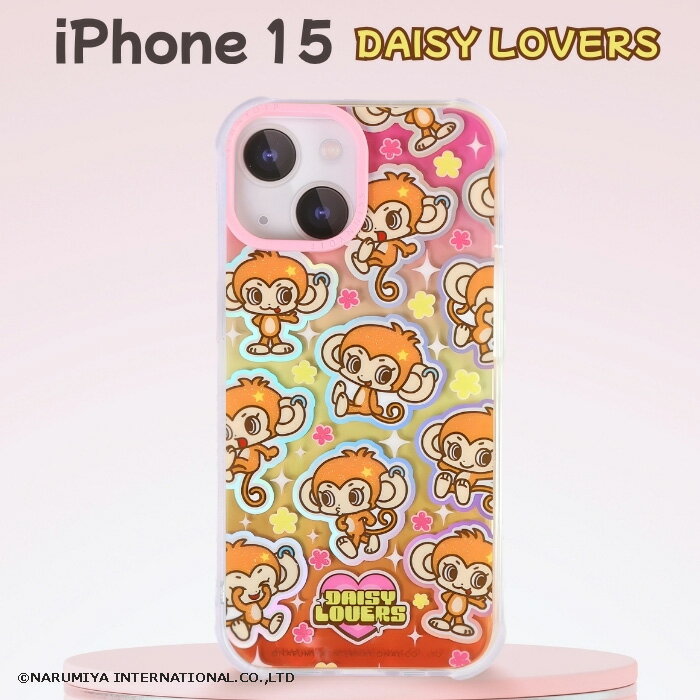 iPhone 15 ケース デイジーラヴァーズ キャラクター iPhone15 アイフォン15 ルッキー かわいい レトロ DAISY LOVERS 小学生 キッズ 平成レトロ ナルミヤキャラクターズ スキニーディップ SKINNYDIP 正規品 カバー ソフト ソフトケース スマホケース iPhone15専用