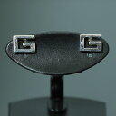 (グッチ)GUCCI G ロゴ デザイン ピアス K18WG D9194(4)