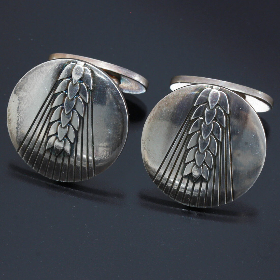 ジョージジェンセン カフスボタン カフリンクス SV925 D9892| リンゴ メンズカフス メンズシルバー ファッションシルバー ネクタイカフス ネクタイ ...