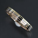 カルティエ Cartier スリーカラー リング 22.5号(63) K18YGPGWG 5.6g メンズ E1660 | 男性用指輪 メンズ ウエディング ファッションリング 指輪 18K ブランド【中古】