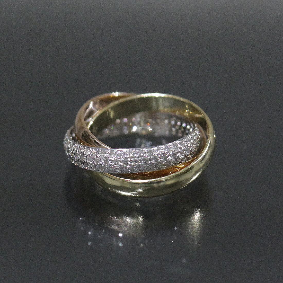 カルティエ Cartier マストトリニティ アフターダイヤ リング 47 K18WGYGPG E0291 | 指輪 レディース指輪 レディース指輪 ファッションリング 指輪 ゴールド指輪 指輪 レディース k18 指輪 ブランド【中古】のサムネイル