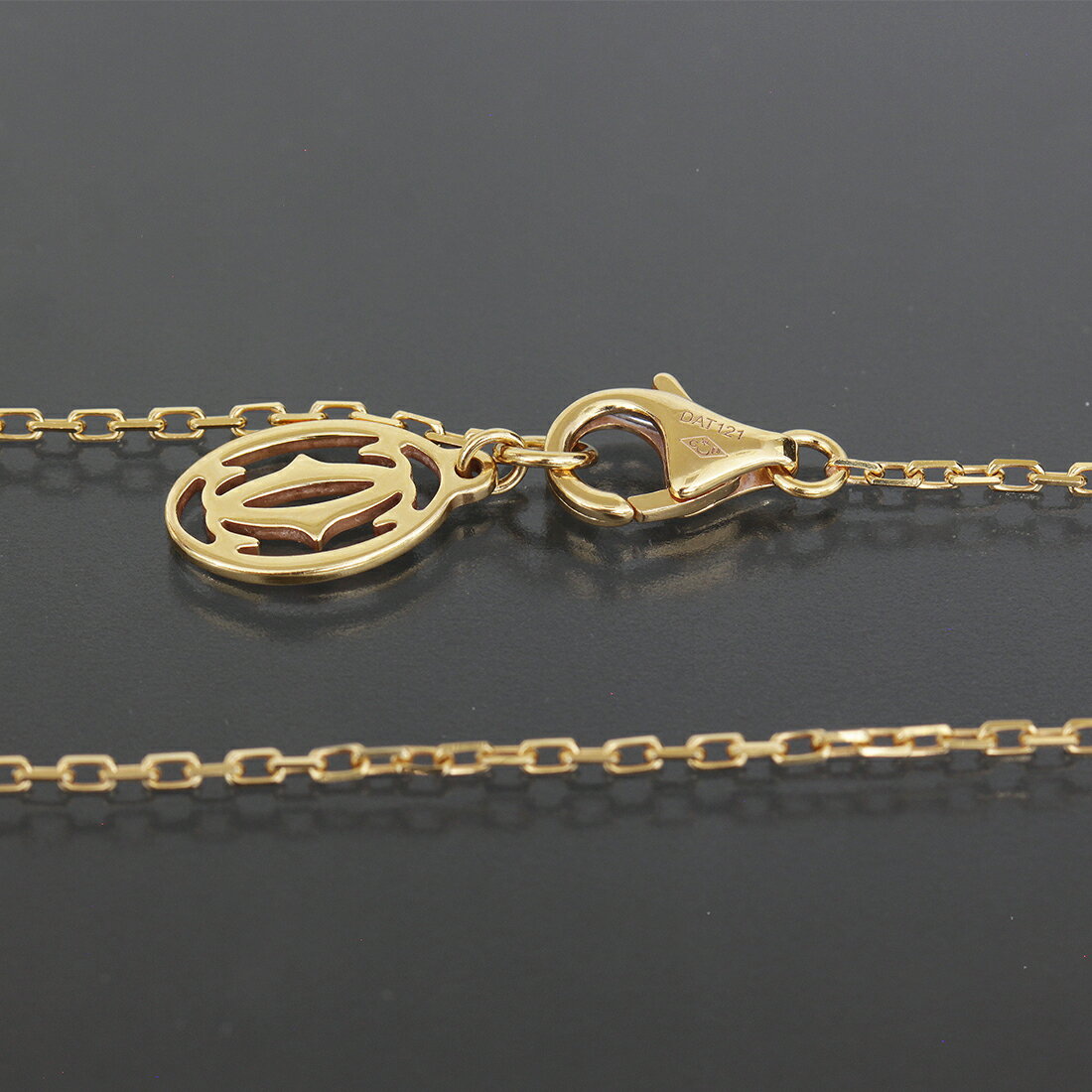 カルティエ Cartier ダムール ピンクサファイヤ ネックレス K18PG ピンクゴールド ...