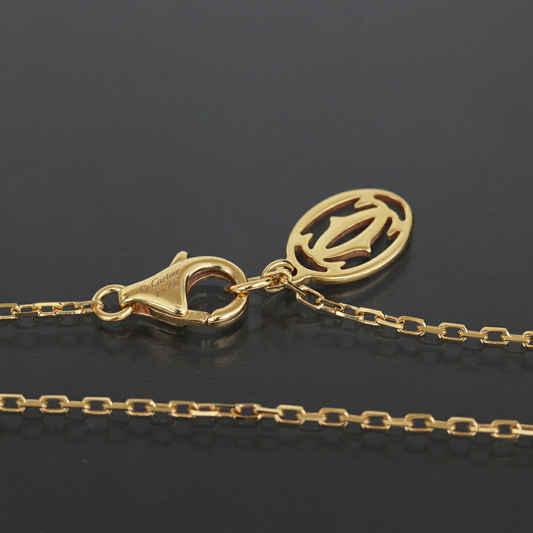 カルティエ Cartier ダムール ピンクサファイヤ ネックレス K18PG ピンクゴールド ...