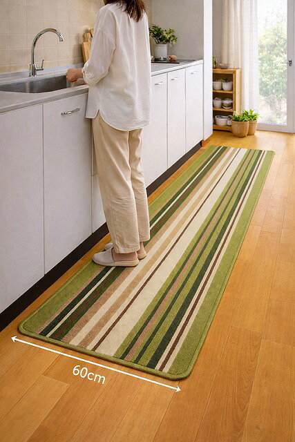 毛足が短いので、汚れがたまりにくい約60X240cmポリエステル100％中国洗濯可能裏面すべりにくい加工