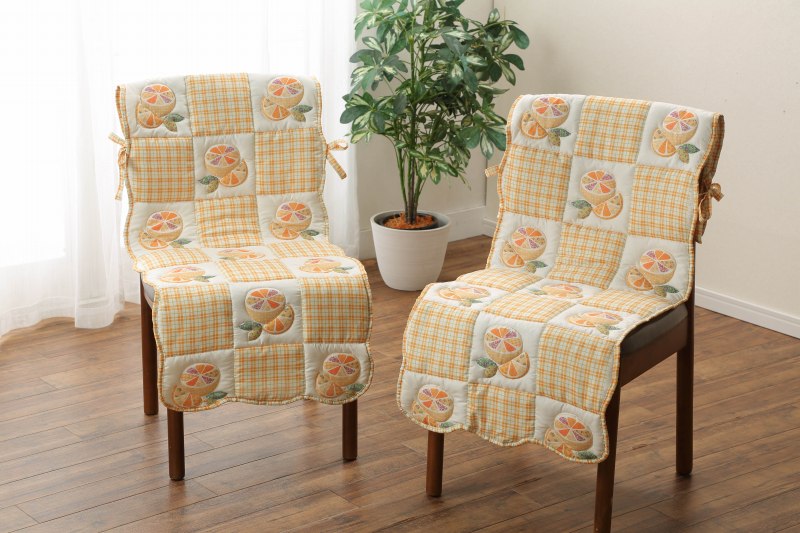 /【OR/レモン】【45X135】【 椅子カバー】