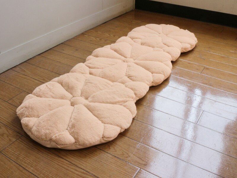 ふんわり起毛シートクッション【BE/ベージュ】【45X135】