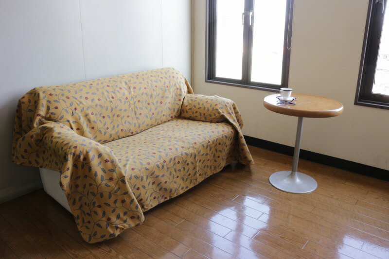 ジャカート織マルチカバー/【YE/イエロー】【190X240】