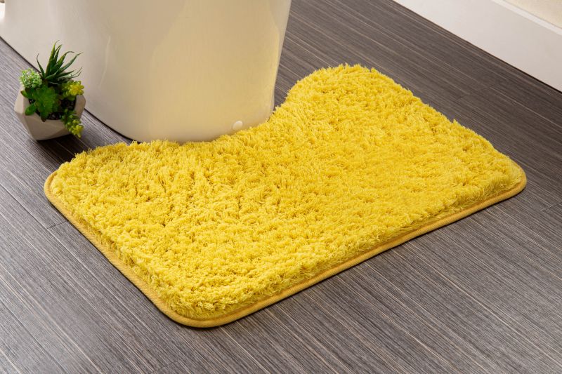 トイレマット ふかふかミモザ【横幅60X60】レギュラーサイズ