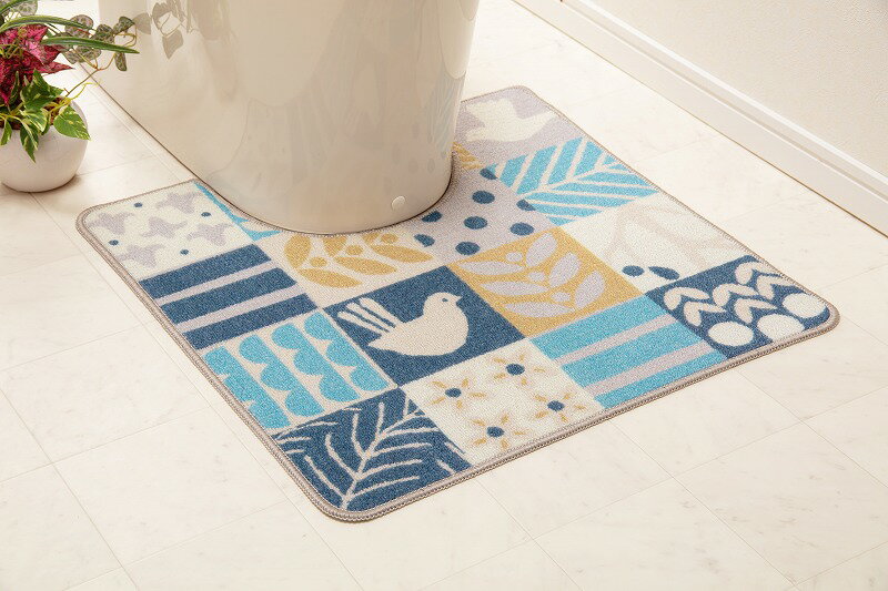 北欧調のトイレマット【60X60】