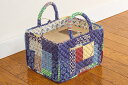 【バスケット】和調【縦25×横30×高さ25cm】収納 エコバッグ など