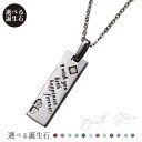 ネックレス シルバー925 サージカルステンレス316L 誕生石 アミュレット お守り クローバー メッセージ ブラック WSPD862BK white clo...