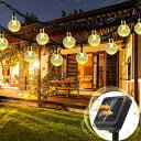 Auting LEDイルミネーションライト ソーラー 屋外 防水 おしゃれ 60電球11M ストリング 8種点灯モード IP65防水 フェアリー キャンプ 飾り 屋外/室内/ガーラン/アウトドア/テント/結婚式/庭/パーテ