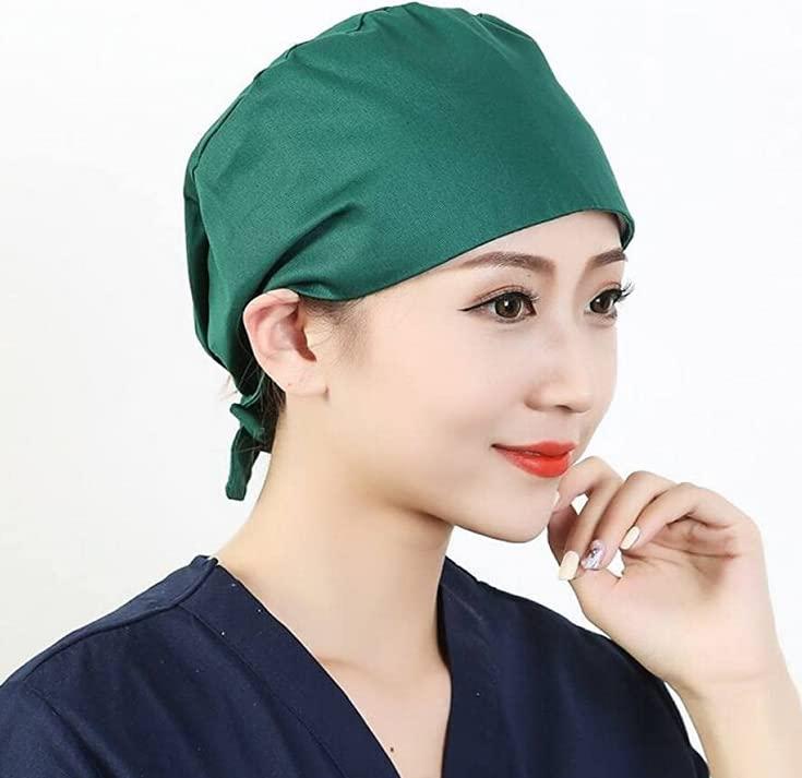 [XGOPTS] オペ帽子 手術帽 医師 帽子 メンズ レディース 丸型 医療用帽子 外科医 帽子 手術キャップ 看..