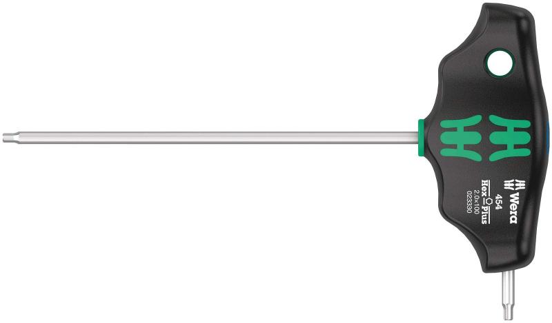 Rakuten - WERA ヴェラ ヘックスプラスドライバー T型ハンドル六角 六角サイズ2mm 軸長100mm 023330