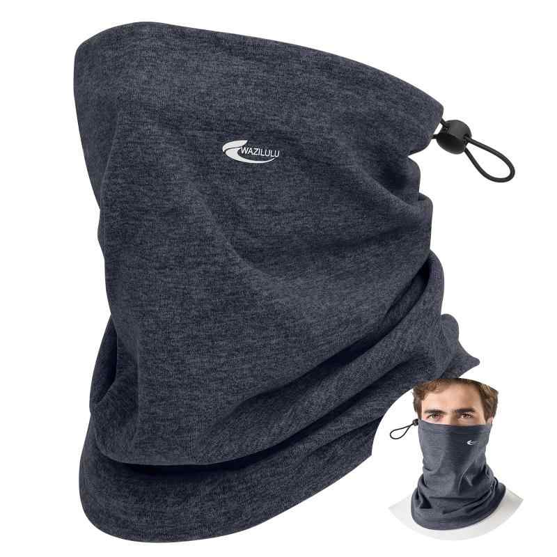 [Lavento] ネックウォーマー メンズ レディース 冬 防寒 【超極柔らか素材・息苦しくない】 ネックガード フェイスカバー 暖かい 伸縮性 調節コードつき 通勤・通学・自転車・バイク・登山・